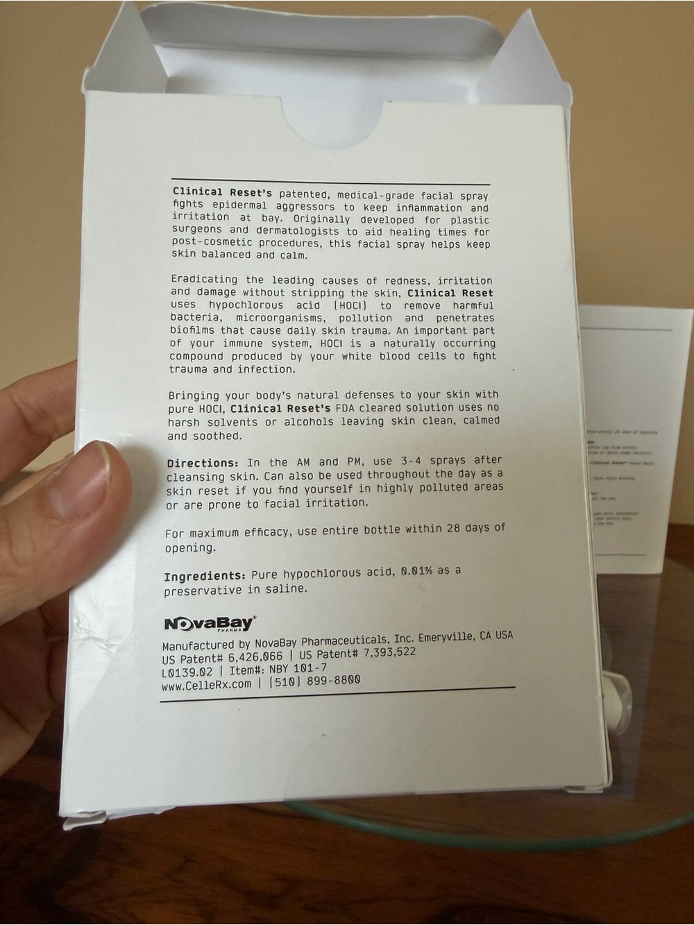 CelleRx Clinical Reset Antimicrobial Calming Facial Spray - Picture 7 of 7